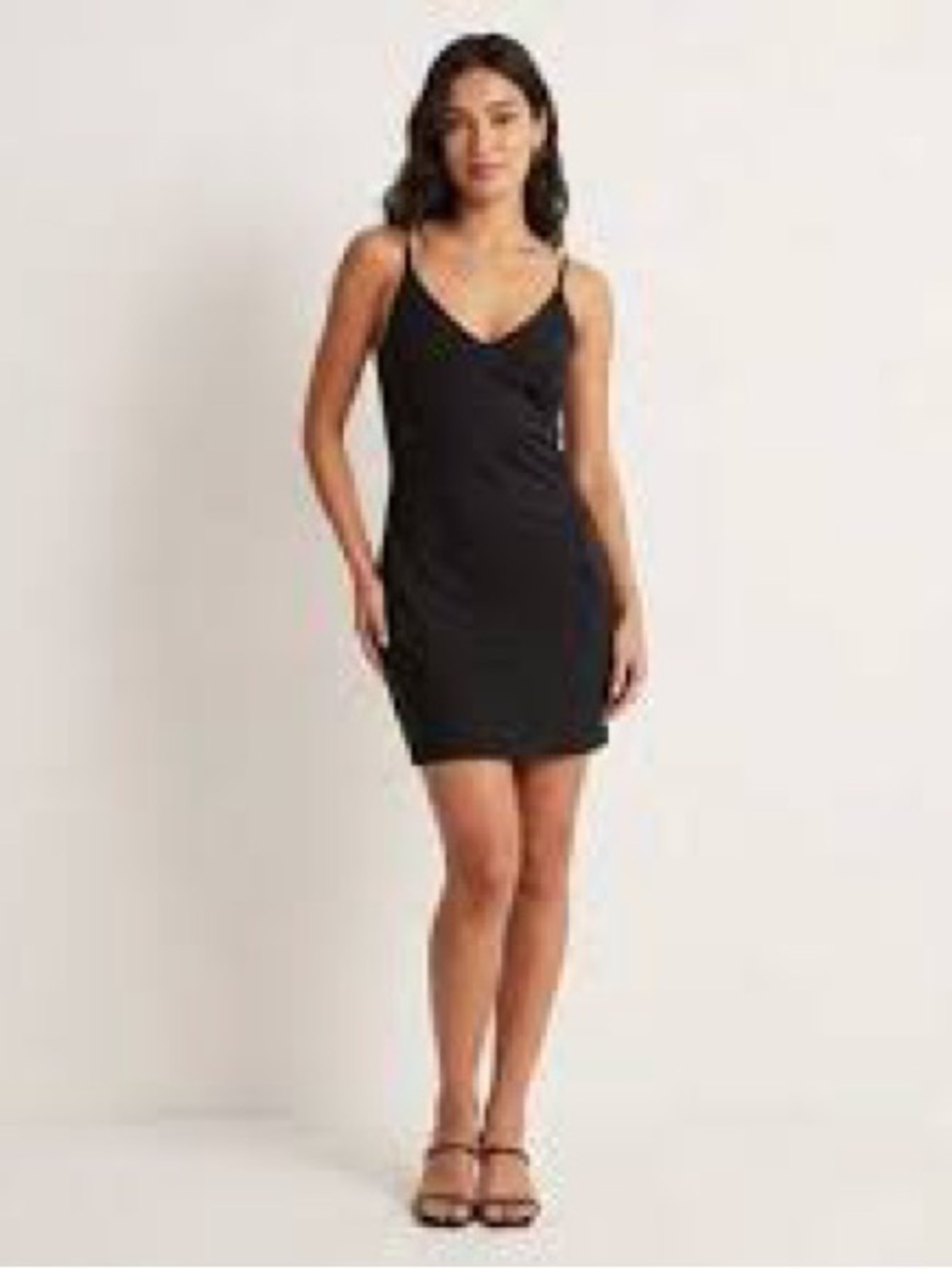 Zara Black Mini Slip Dress